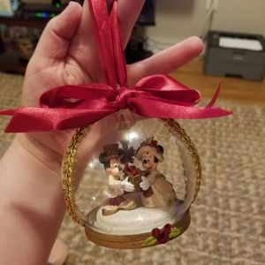 Disney victorian Christmas ornament mickey minnie